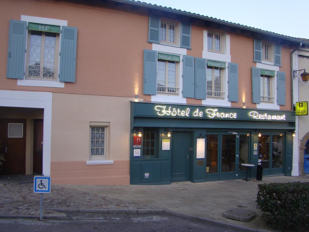 Logis Hotel De France Rochechouart Exterior foto